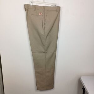 Red Kap Dura Kap Industrial Pant 42x31 Mens Khaki Stain Guard Wrinkle Free New